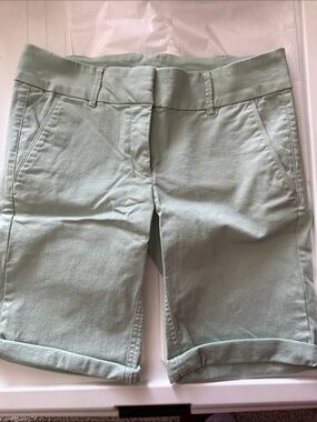 Ann Taylor Mint Green Bermuda Shorts